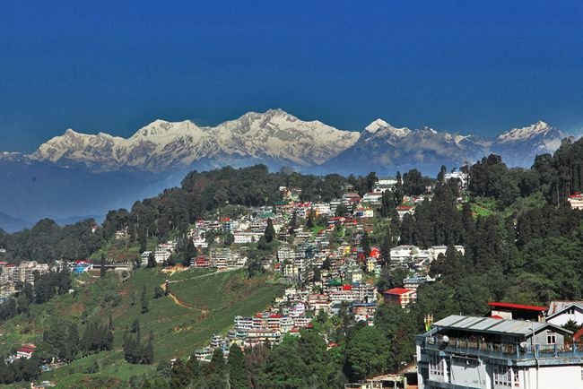 kanchenjunga view from darjeeling