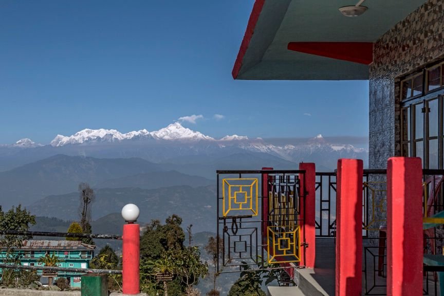 Kanchenjunga from hotel